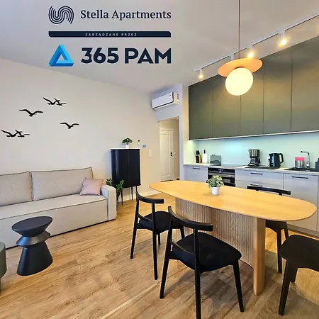 Apartment Wiatrem I Piaskiem- 6-osobowy Z Garazem I Klimatyzacja Przy Morzu - 365pam