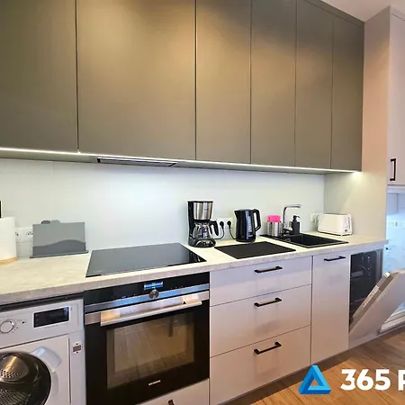 Apartment 365pam - Wiatrem I Piaskiem - 6-osobowy Z Garazem I Klimatyzacja Przy Morzu